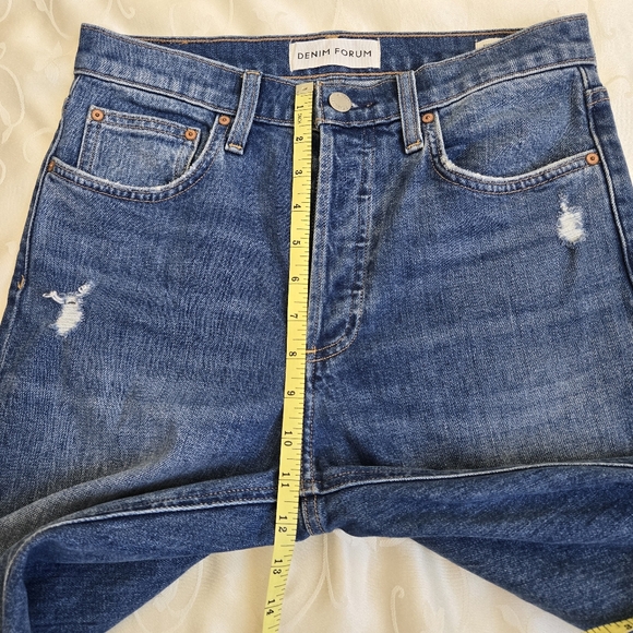 Denim forum Yoko high rise slim jean size 27 - Picture 13 of 14